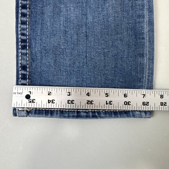 Buckle BKE Jeans Mens 32x32 Blue Mason Taper Stretch Low Rise Medium Wash Denim - Picture 11 of 12